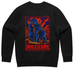 Green Day Rampaging Gorilla Concert Poster T-Shirt