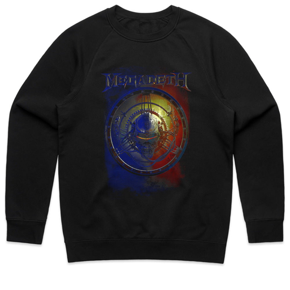 "Megadeth" Cybernetic Vic Rattlehead Emblem Design T-Shirt