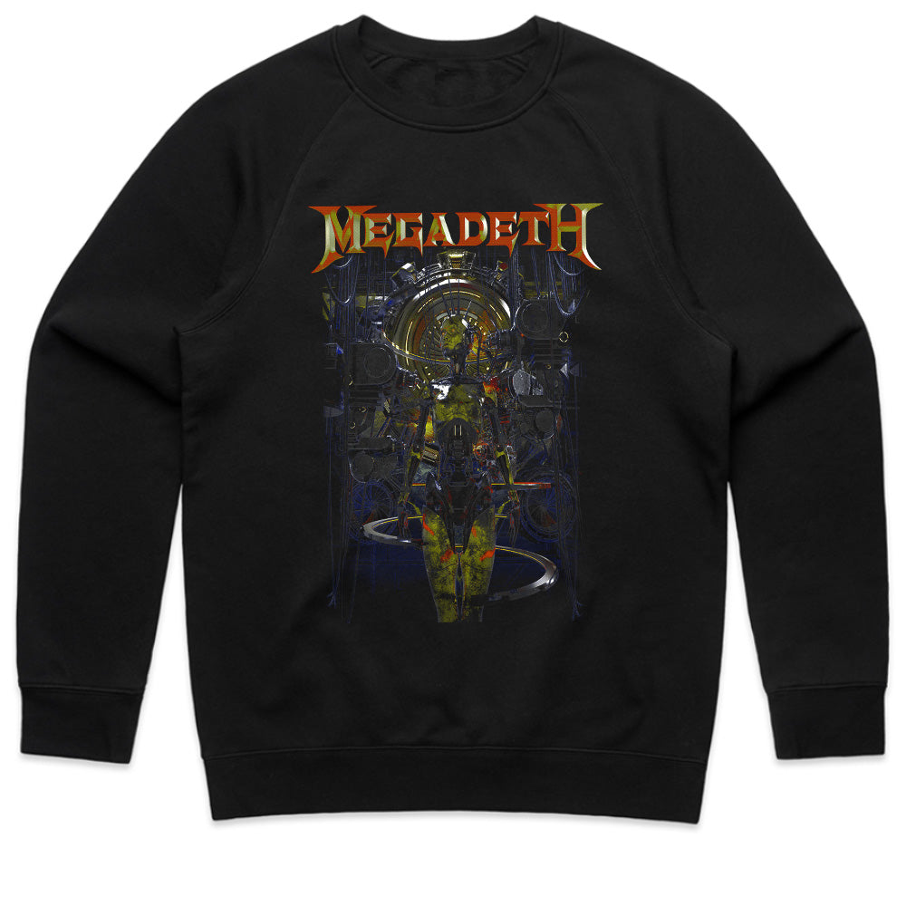 "Megadeth" – Cybernetic Vic Rattlehead Dystopia Design T-Shirt