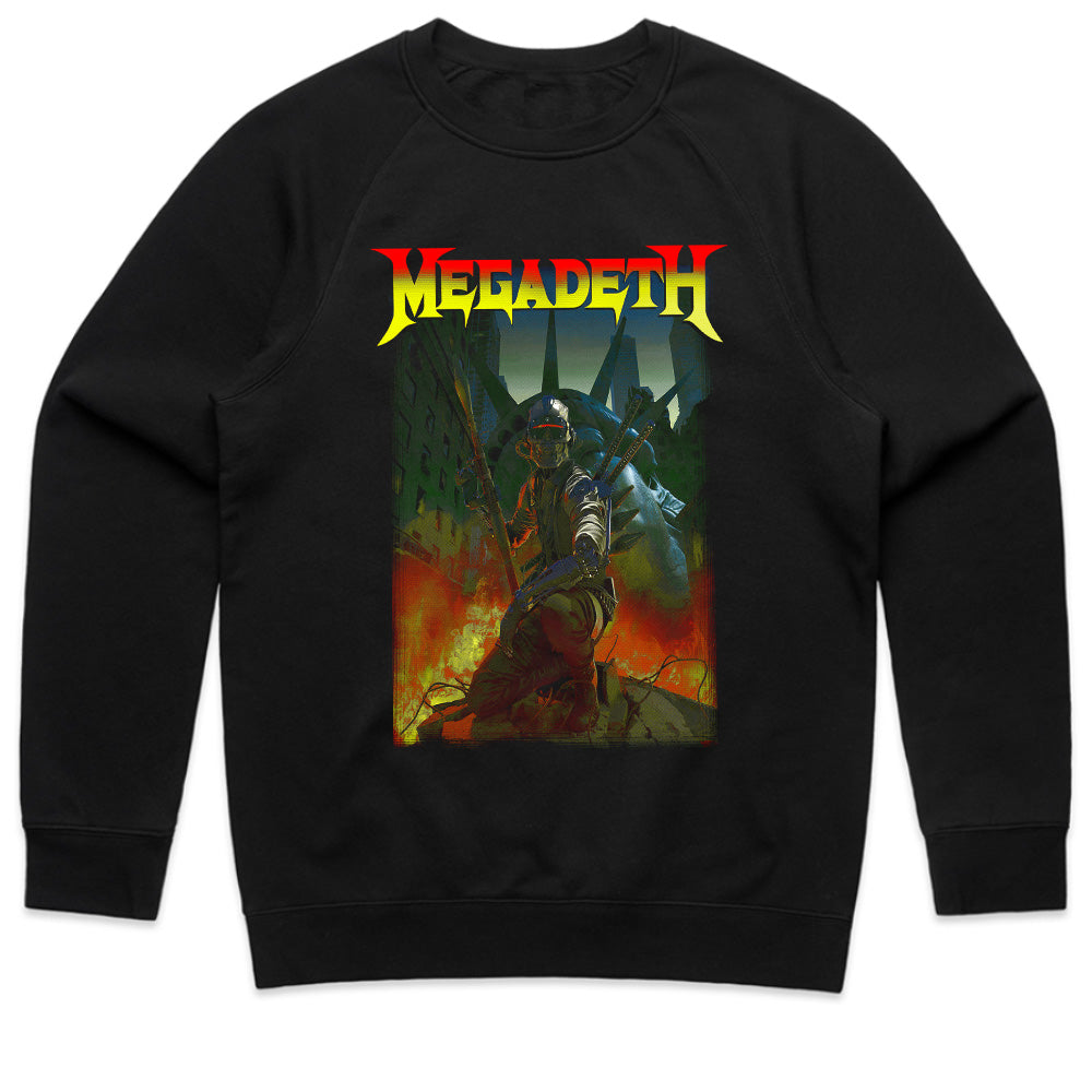 "Megadeth"Apocalyptic Warrior Vic Rattlehead Design T-Shirt