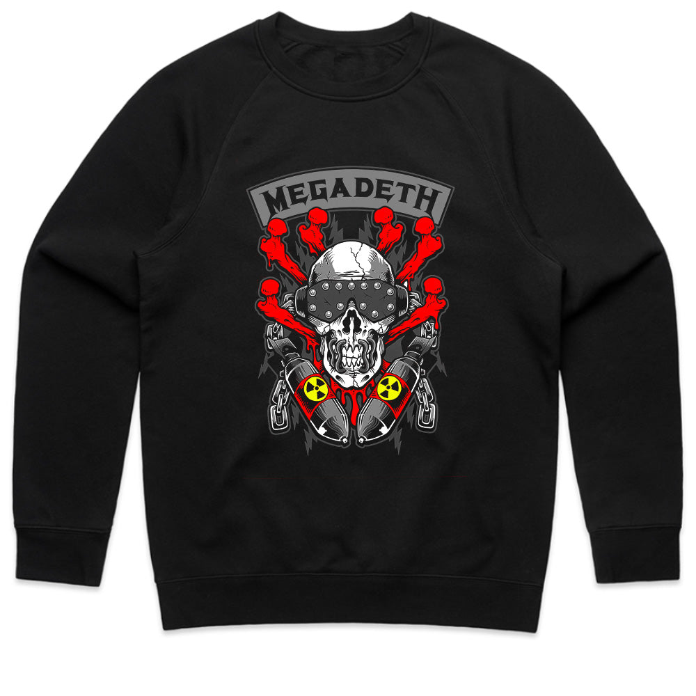 "Megadeth" – Vic Rattlehead Nuclear Warfare Design T-Shirt