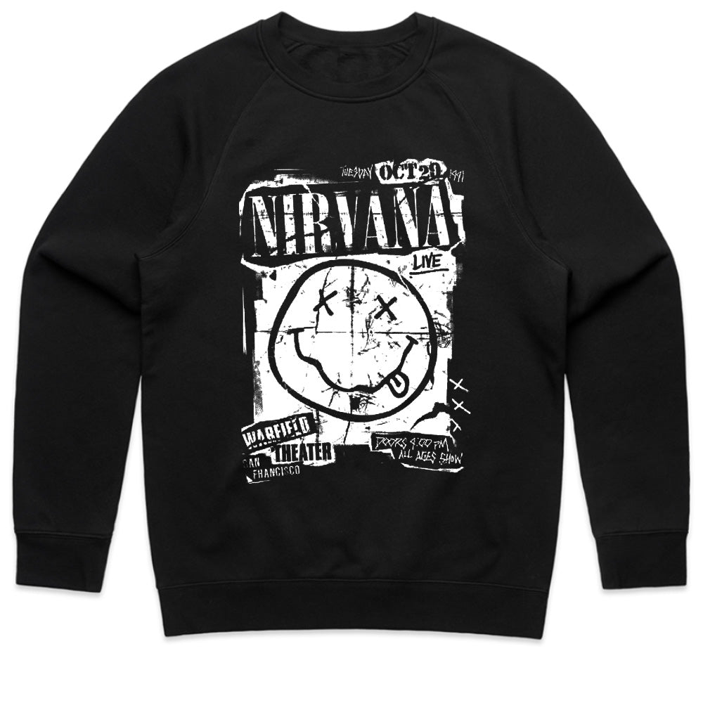 "Nirvana - Warfield Theater 1991" Vintage Concert T-Shirt