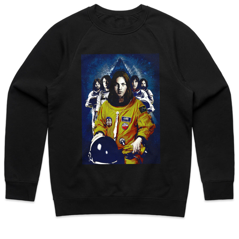 "Cosmic Rock Voyage" Psychedelic Space-Themed Band T-Shirt