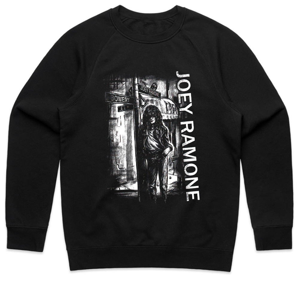 "Joey Ramone - Bowery Street Tribute" Punk Rock T-Shirt