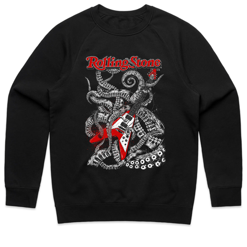 "Rock & Tentacles" Rolling Stone-Inspired Gothic Rock T-Shirt