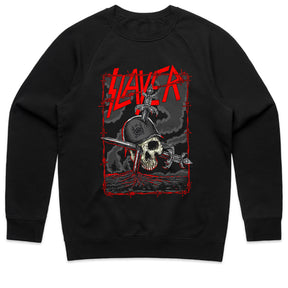 Slayer-Inspired "Warfare Skull" Brutal Metal T-Shirt