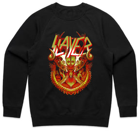 Slayer-Inspired "Hellborn Crest" Demonic Graphic T-Shirt