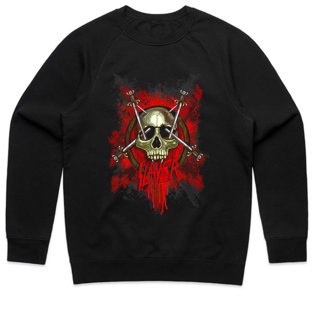 Slayer "Swords & Skull" Thrash Metal T-Shirt