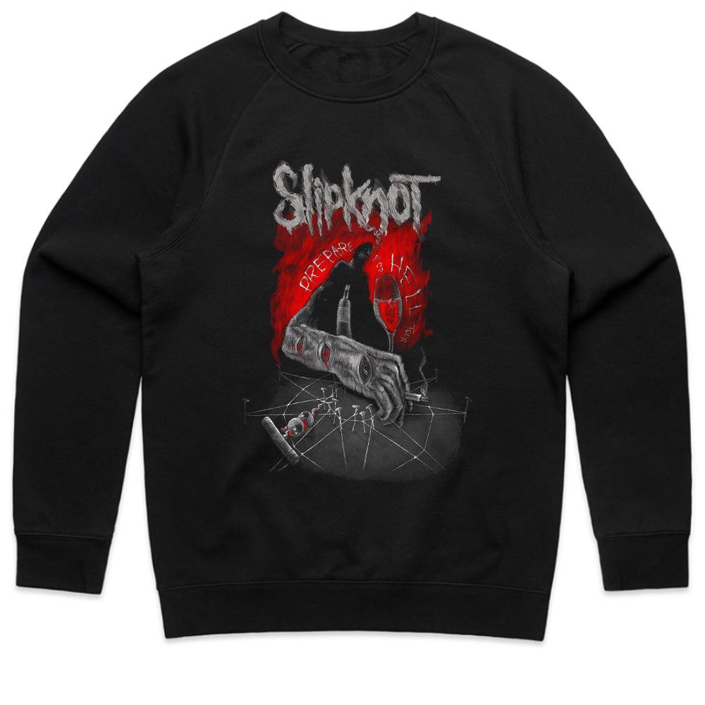Slipknot "Prepare for Hell" Dark Horror-Themed T-Shirt