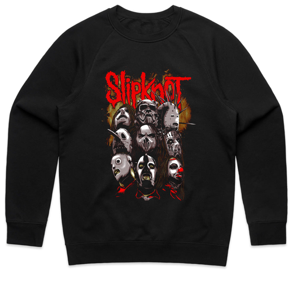 Slipknot "The Nine Masks" Heavy Metal Horror-Inspired T-Shirt