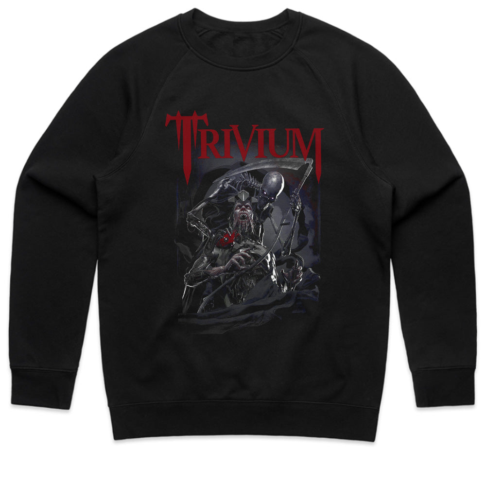 Trivium Reaper’s Wrath Metal T-Shirt – Dark and Brutal Death Metal Aesthetic