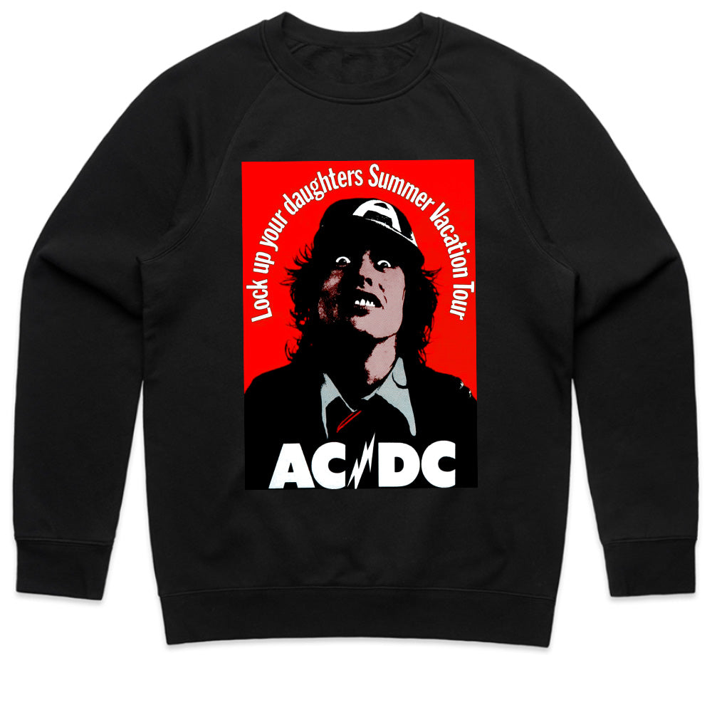AC/DC "Lock Up Your Daughters" Summer Vacation Tour T-Shirt – Vintage Rock Tribute