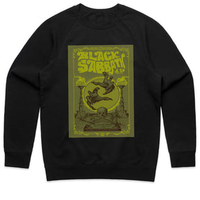 Black Sabbath 1970 Retro Tour Poster T-Shirt – Vintage Heavy Metal Style