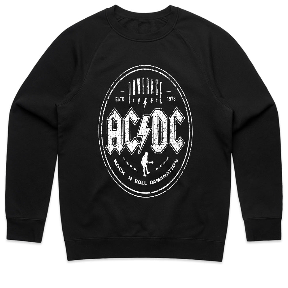AC/DC Powerage Vintage Rock T-Shirt – Black