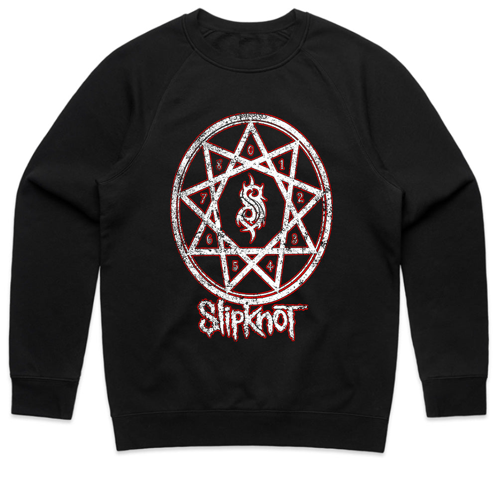 Slipknot Distressed Pentagram Graphic T-Shirt