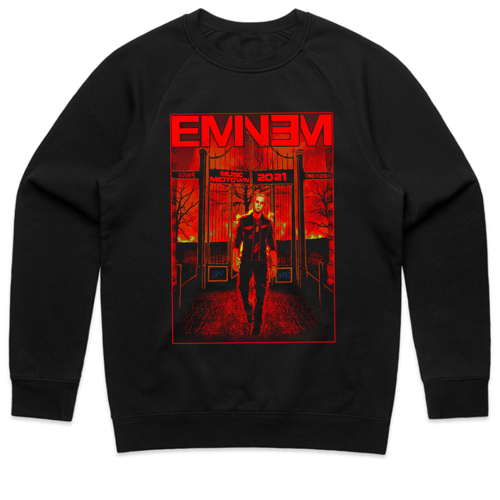 Eminem "Music Midtown 2021" T-Shirt – Intense Rap Icon Design