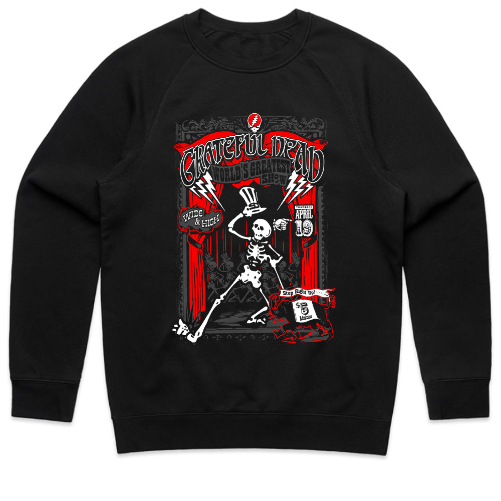Grateful Dead Dancing Skeleton T-Shirt – Vintage Carnival Rock Art