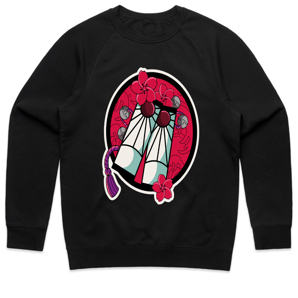 Elegant Demon Slayer Hanafuda Earring T-Shirt – Iconic Samurai-Inspired Aesthetic