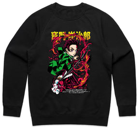 Tanjiro Kamado "Flame Breathing" T-Shirt – Demon Slayer Anime Battle Tee