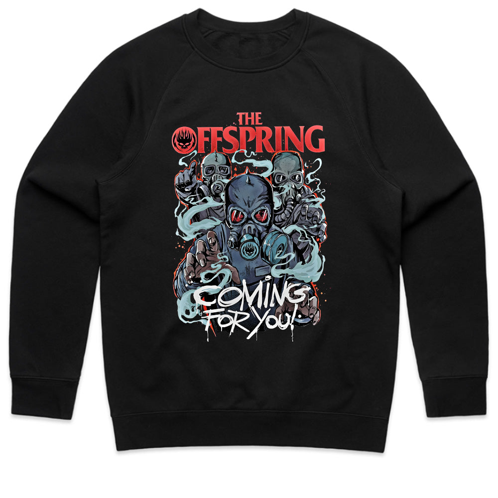 The Offspring "Coming for You" Gas Mask Soldiers Punk Rock T-Shirt