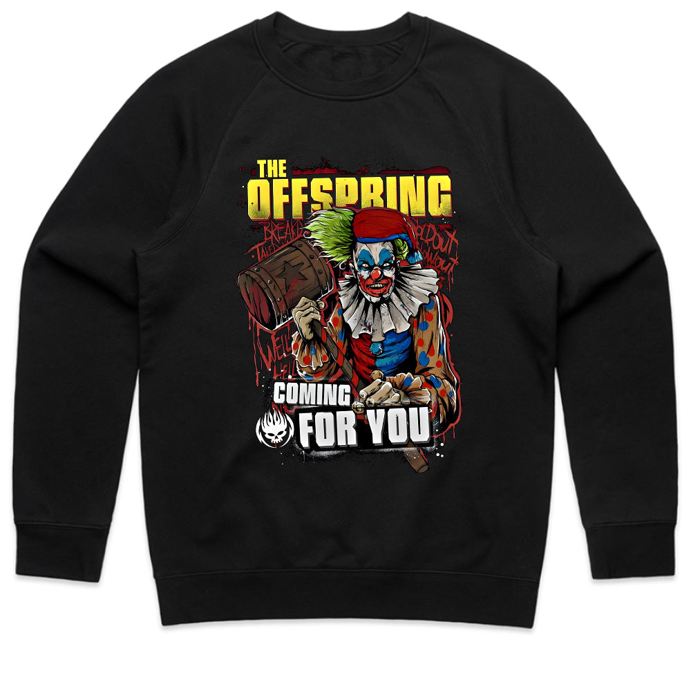 The Offspring "Coming for You" Creepy Clown Punk Rock T-Shirt