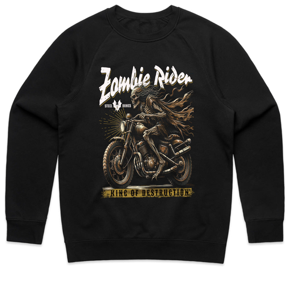 Zombie Rider – King of Destruction Biker T-Shirt