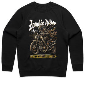 Zombie Rider – King of Destruction Biker T-Shirt