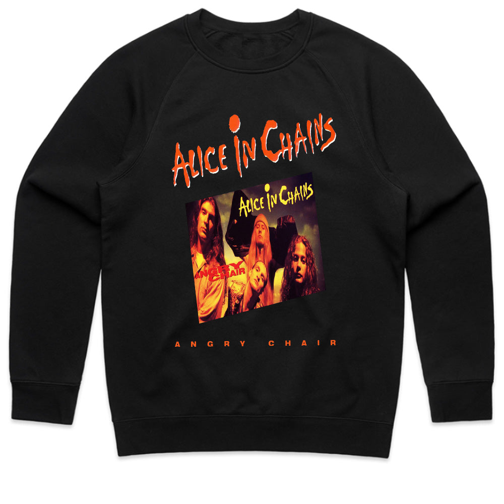 Alice in Chains "Angry Chair" Vintage Band T-Shirt – 90s Grunge Rock Merch