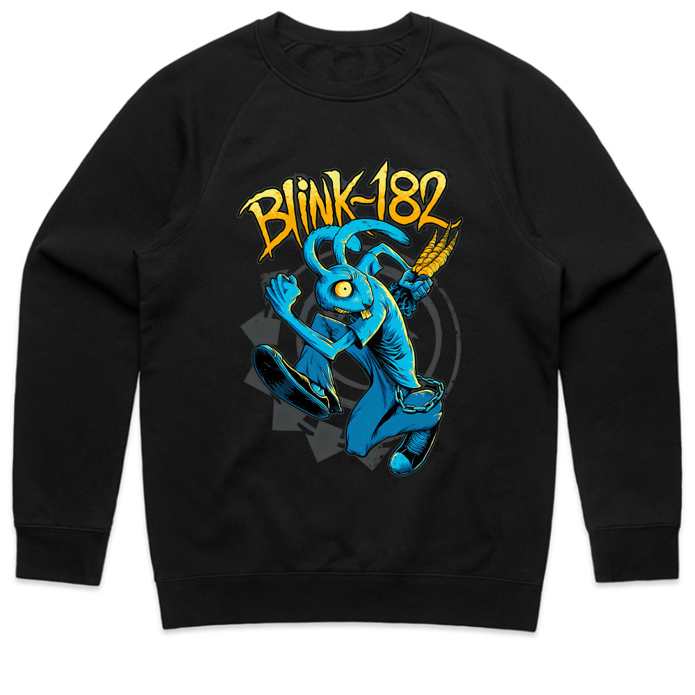 Blink-182 Punk Rock Rabbit Graphic T-Shirt – Edgy Skater Style Tee