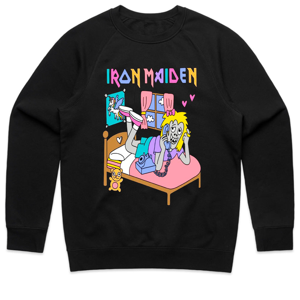 Iron Maiden Eddie Pastel Parody T-Shirt – Fun & Retro Cartoon Metal Tee