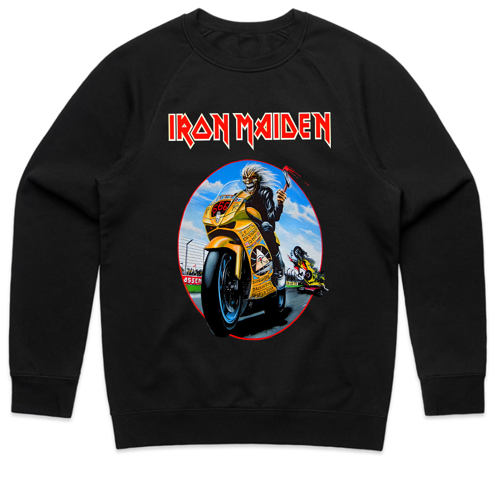 Iron Maiden Eddie Moto Racer T-Shirt – Heavy Metal Speed Demon Tee