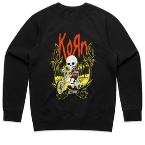 Korn Skull Kid Bicycle T-Shirt – Vintage Nu-Metal Rock Apparel