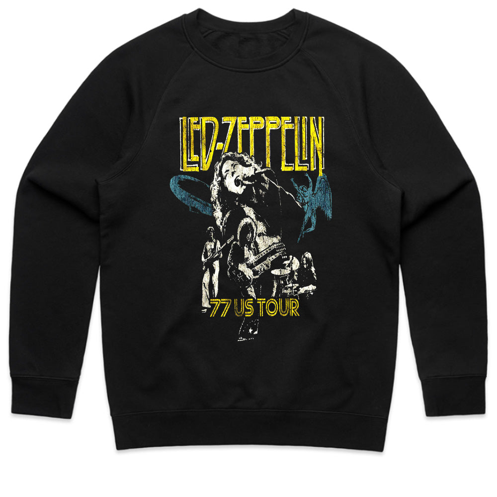 Led Zeppelin 1977 US Tour T-Shirt – Vintage Concert Tribute