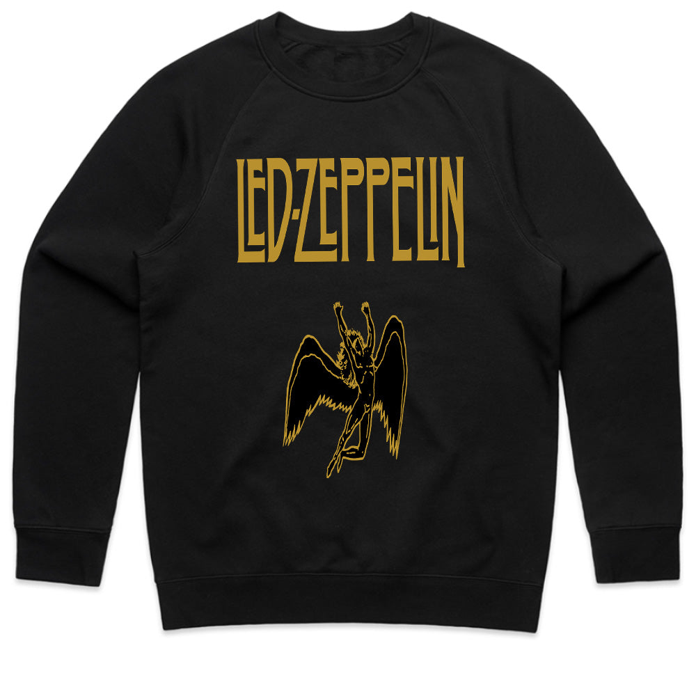 Classic Led Zeppelin T-Shirt – Iconic Band Logo & Angelic Figure