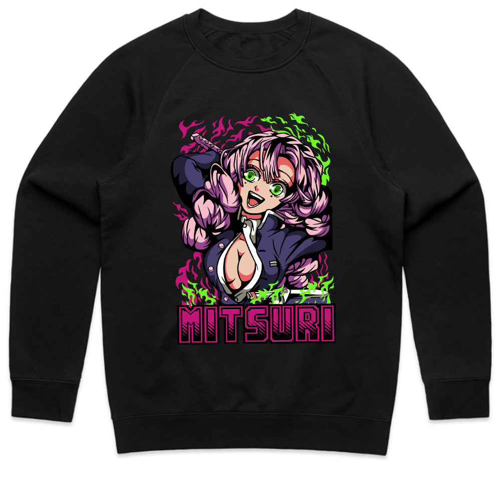 Mitsuri Kanroji "Flames of Love" T-Shirt – Bold Demon Slayer Streetwear
