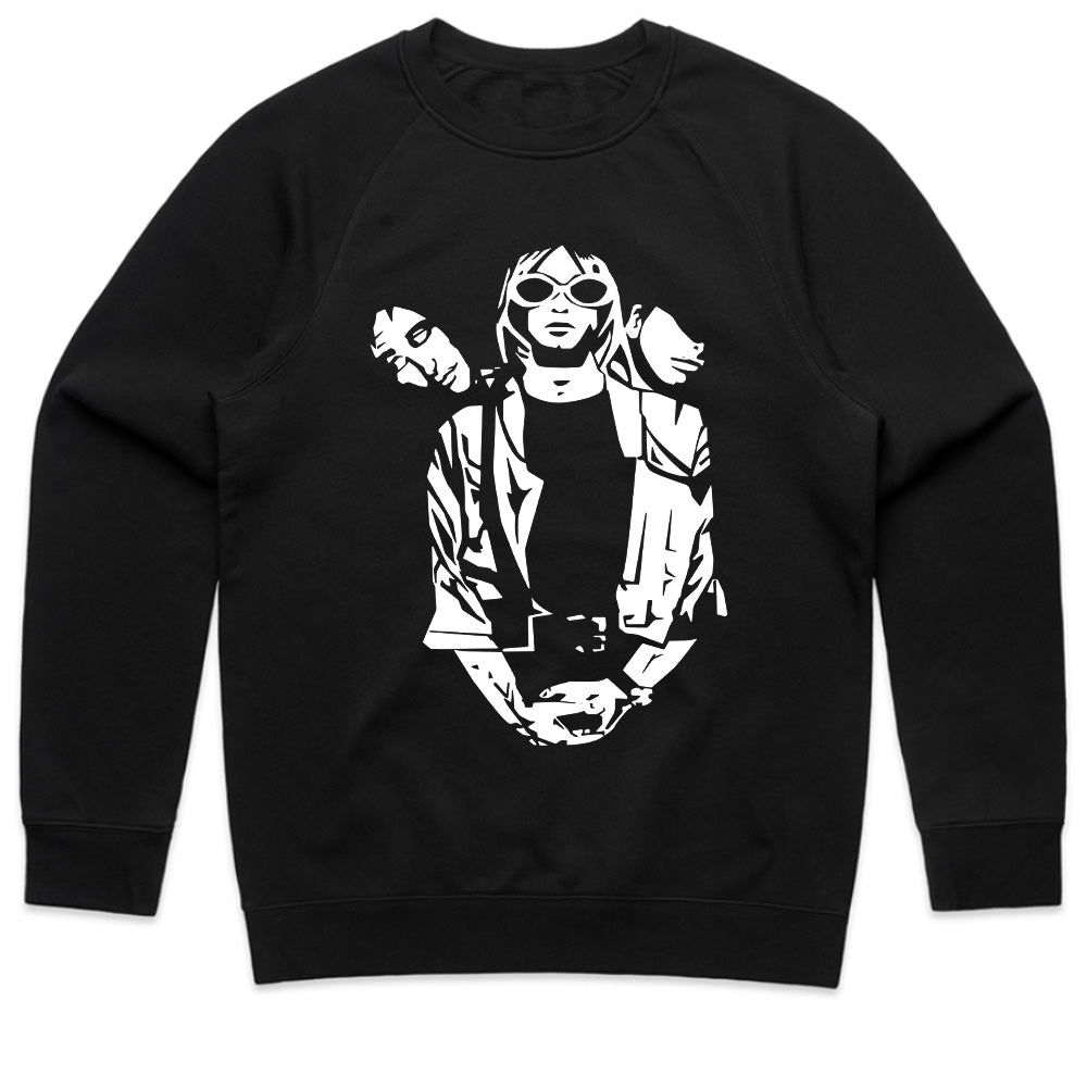 Nirvana Minimalist Stencil T-Shirt – Grunge Rock Tribute