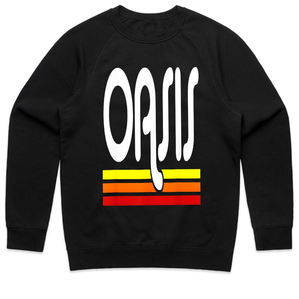 Oasis Retro Sunset Logo T-Shirt – Vintage-Inspired Britpop Tribute