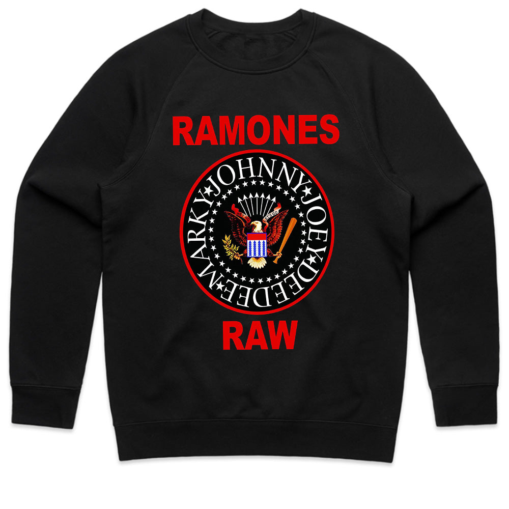 Ramones "Raw" T-Shirt – Classic Punk Rock Eagle Logo Tee