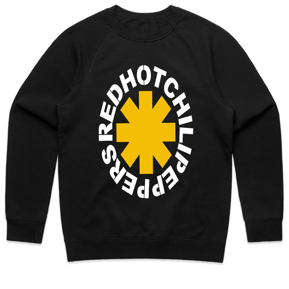 Red Hot Chili Peppers Yellow Asterisk Logo T-Shirt – Classic Rock Band Tee