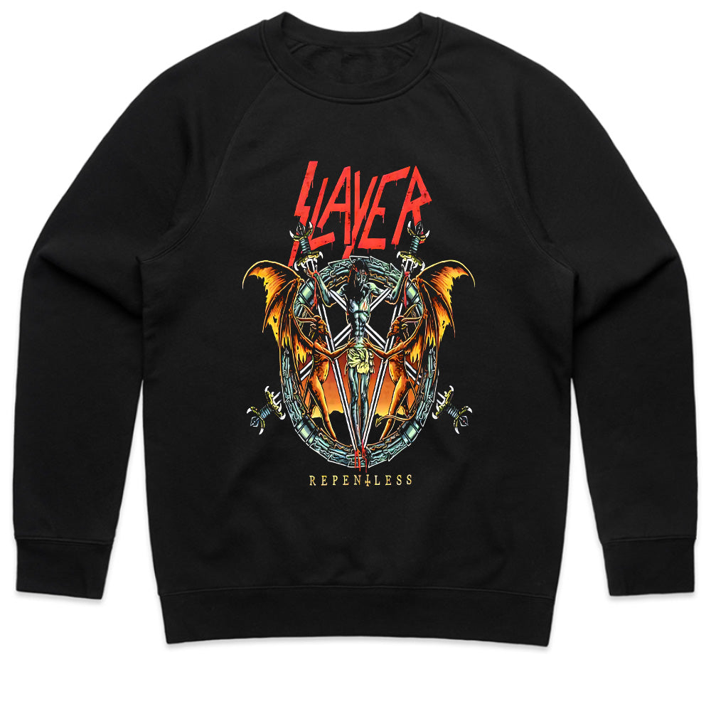 Slayer "Repentless" Pentagram & Swords Graphic T-Shirt – Thrash Metal Icon