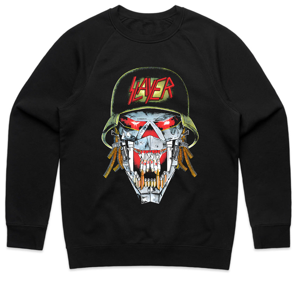Slayer "War Machine" Metal Skull Soldier T-Shirt – Thrash Metal Power