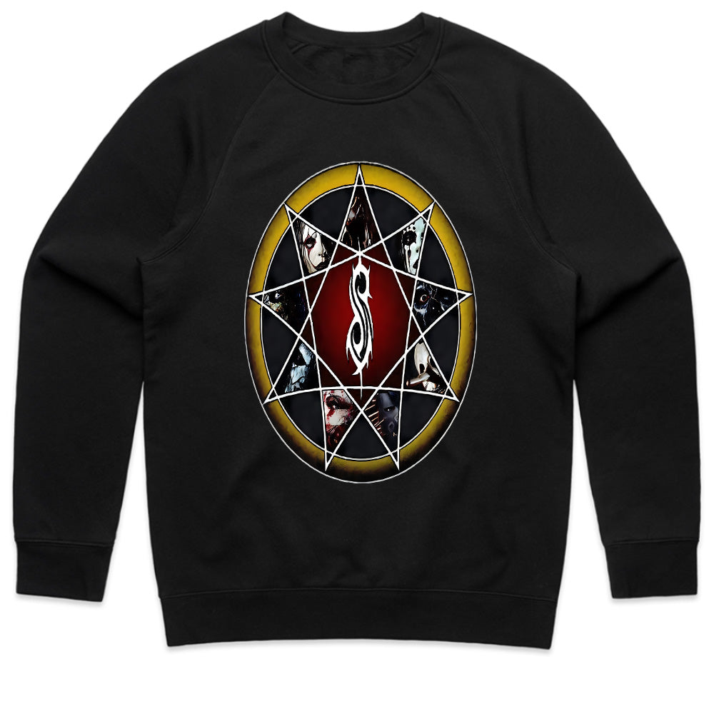 Slipknot Band Members Heptagram Sigil T-Shirt – Iconic Metal Design