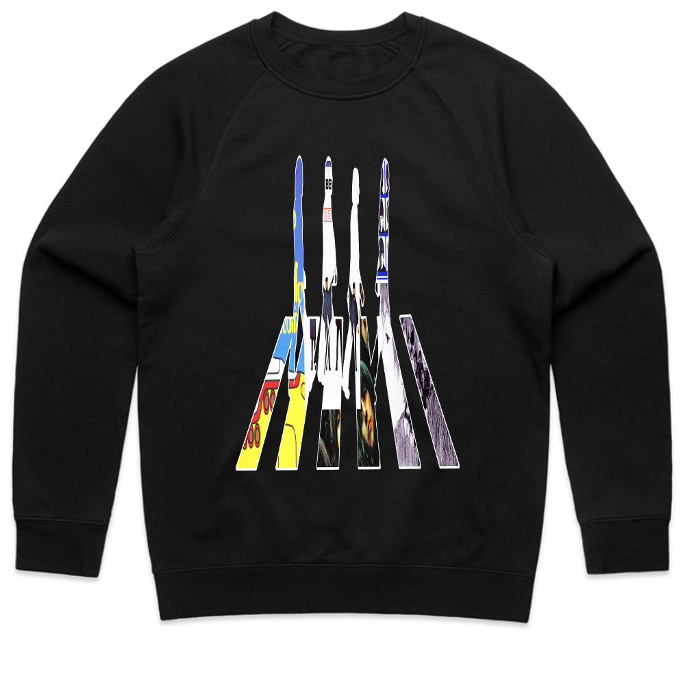 The Beatles "Abbey Road Album Collage" T-Shirt – Artistic Rock Tribute