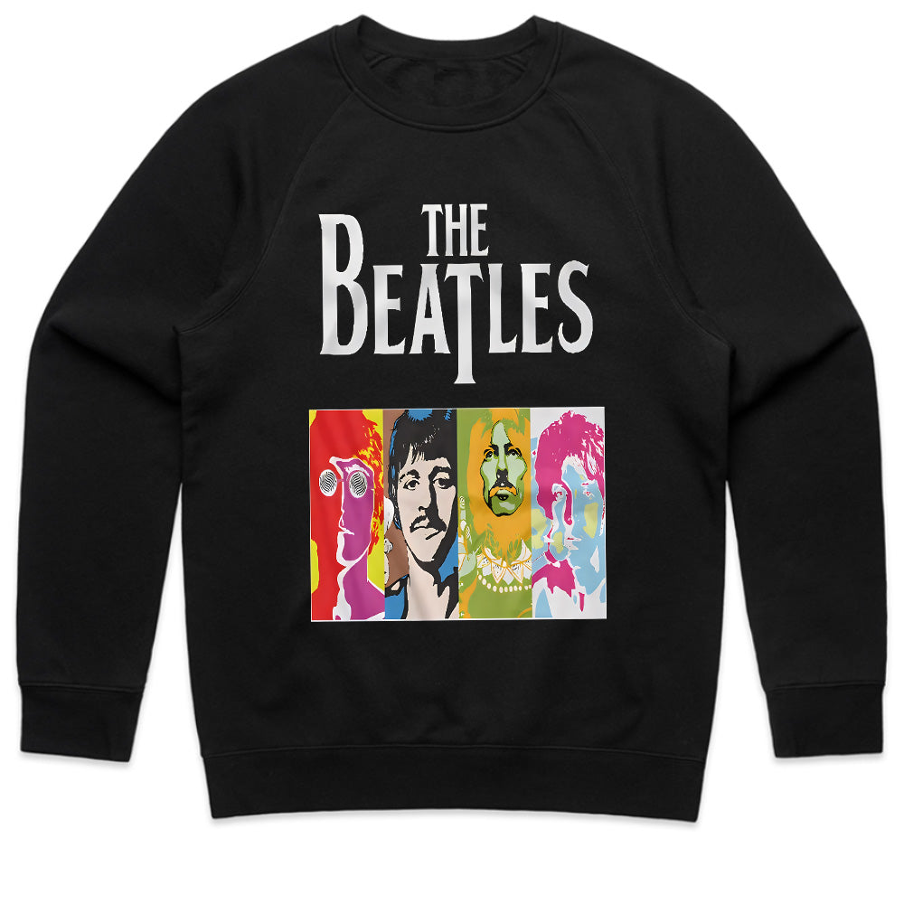 The Beatles "Psychedelic Pop Art" T-Shirt – Vibrant Retro Rock Tribute