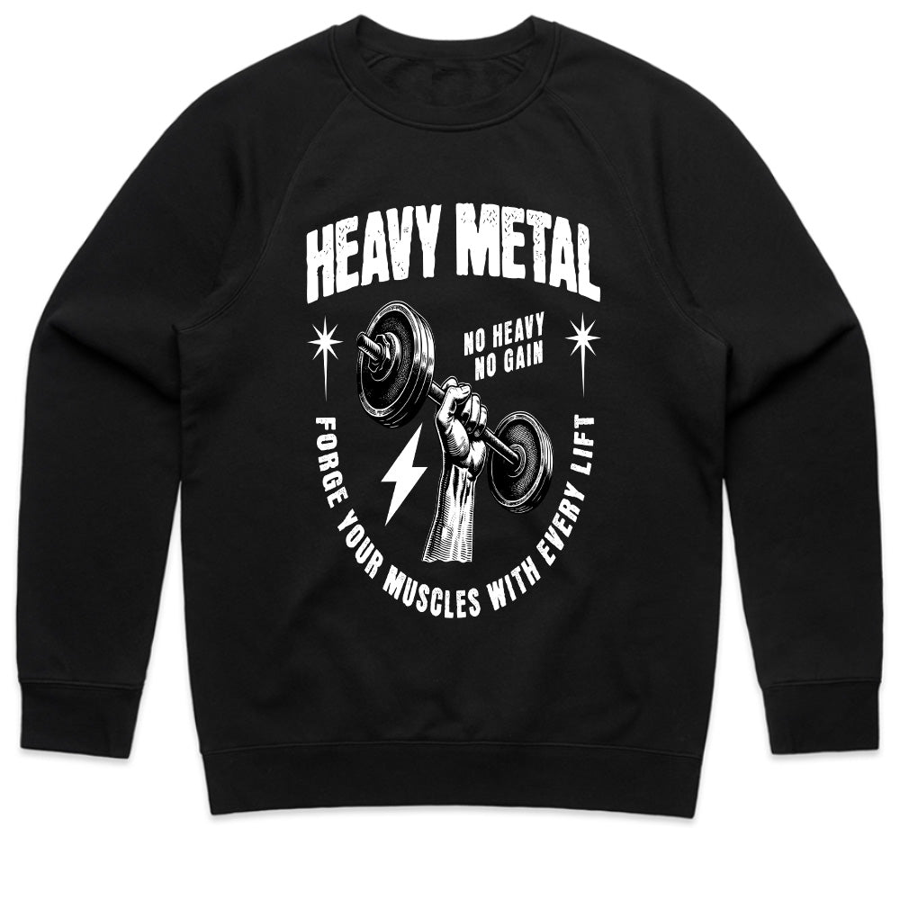 "Heavy Metal – No Heavy, No Gain" Workout T-Shirt