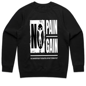 "No Pain No Gain" Gym T-Shirt – Motivational Workout Tee for Fitness & Bodybuilding