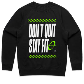 "Don't Quit Stay Fit Motivational Gym T-Shirt – Bold Fitness Apparel"