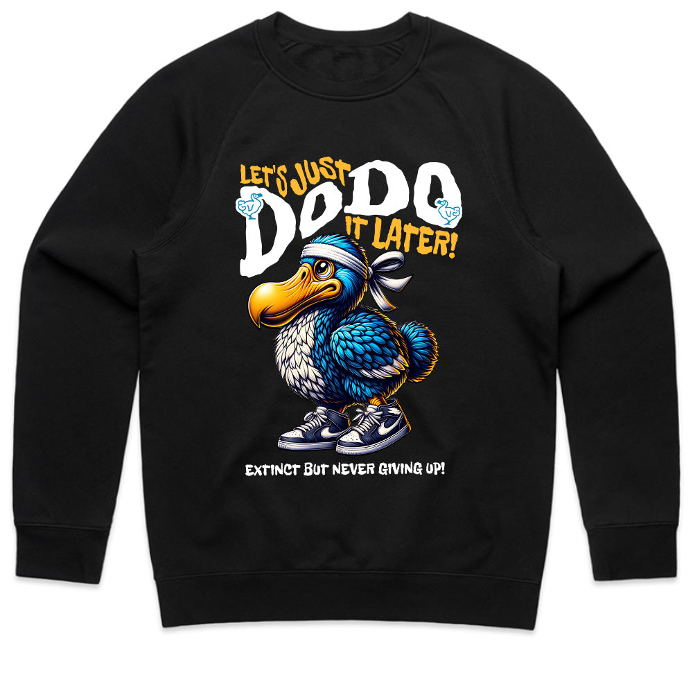 "Let’s Just DODO It Later!" Funny Workout T-Shirt – Extinct But Never Giving Up!