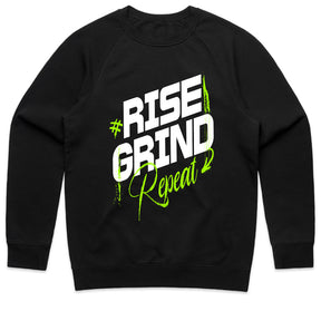 "Rise Grind Repeat" Motivational Workout T-Shirt