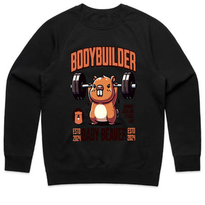 "Bodybuilder Baby Beaver" Funny Gym T-Shirt – Lift Like a Beast